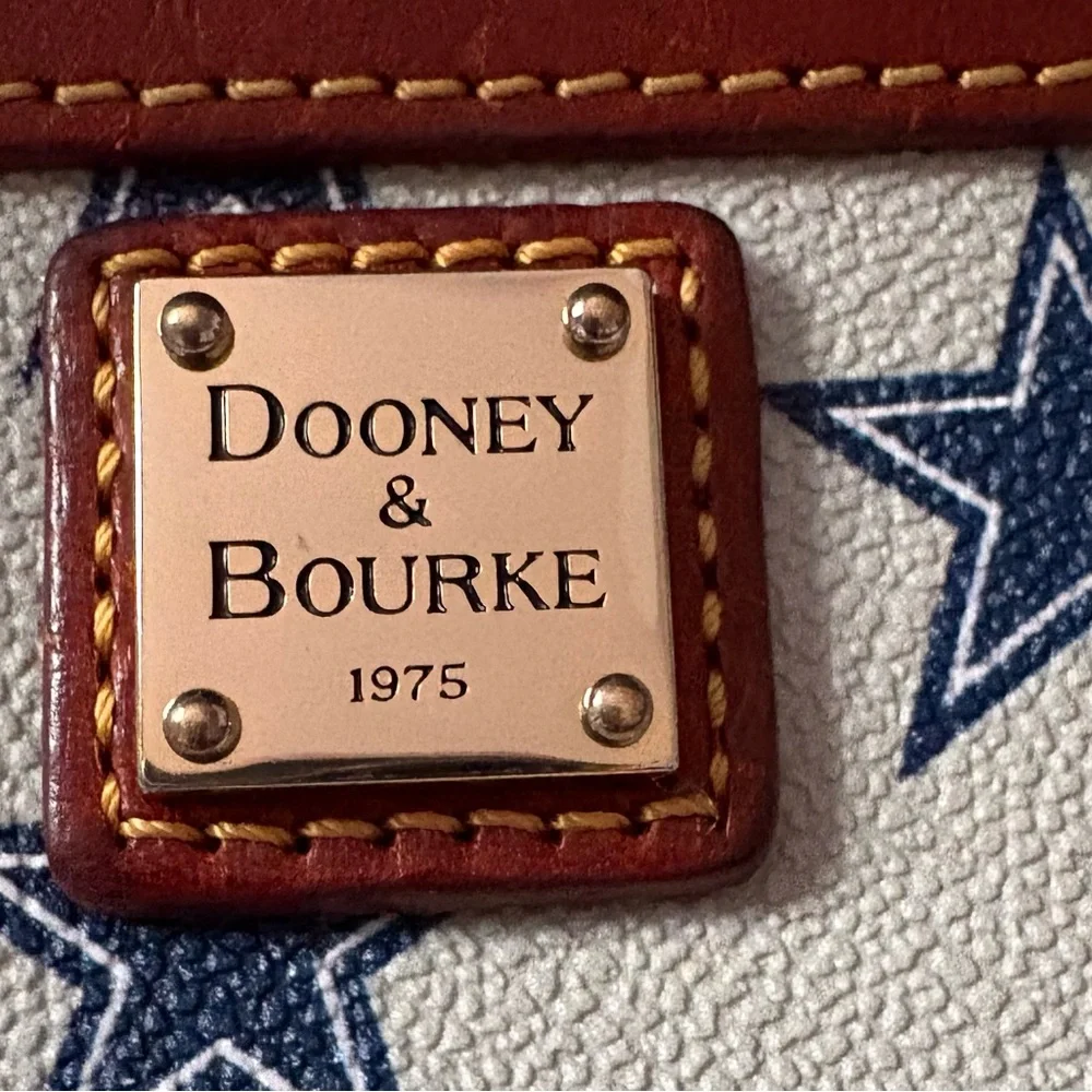 Dooney & Bourke Blue Star Canvas Bag - Picture 2 of 4